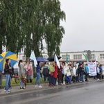 Protest przy Elektrowni Opole