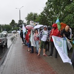 Protest przy Elektrowni Opole