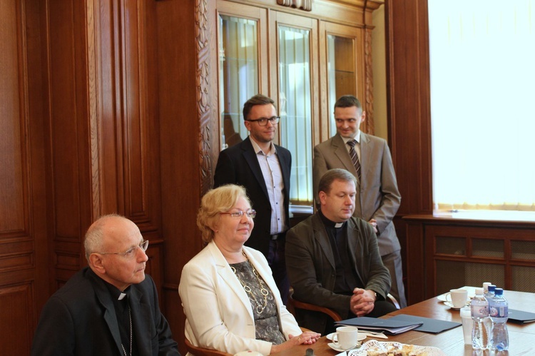 Spotkanie delegacji ŚDM w zabrzańskim ratuszu