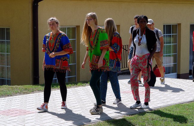 Młodzież z Francji i Togo w Gliwicach