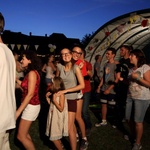 ŚDM Pożegnanie włoskiej młodzieży w Tychach