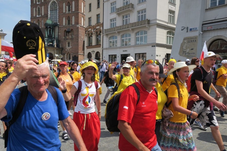 Piesi pielgrzymi z archidiecezji gdańskiej już w Krakowie