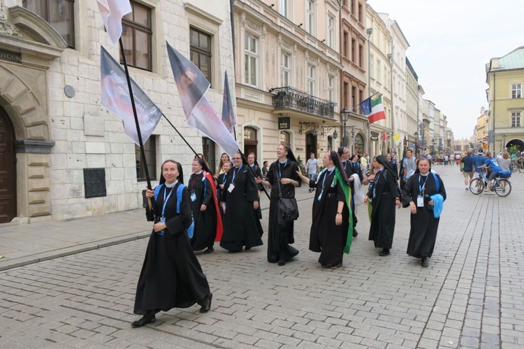 Piesi pielgrzymi z archidiecezji gdańskiej już w Krakowie