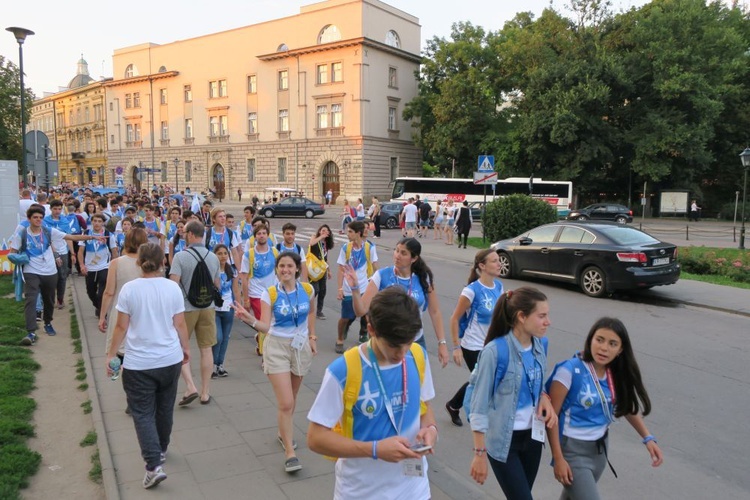 Piesi pielgrzymi z archidiecezji gdańskiej już w Krakowie