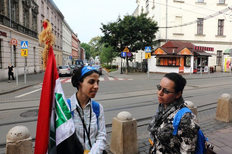Pielgrzymi ŚDM na ulicach Krakowa