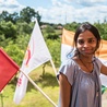 Sita przyjechała na ŚDM z Indii, gdzie mieszka w ośrodku Jeevodaya dla osób dotkniętych trądem.