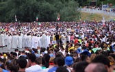Włoscy pielgrzymi w Łagiewnikach