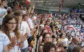 Katecheza z bp. Rysiem na stadionie "Cracovii"