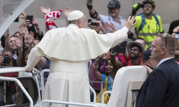 Tak Kraków witał Franciszka