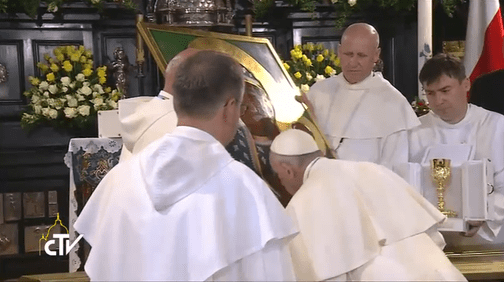 Papież Franciszek na Jasnej Górze