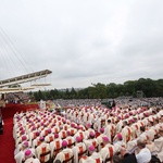 Franciszek u stóp Maryi