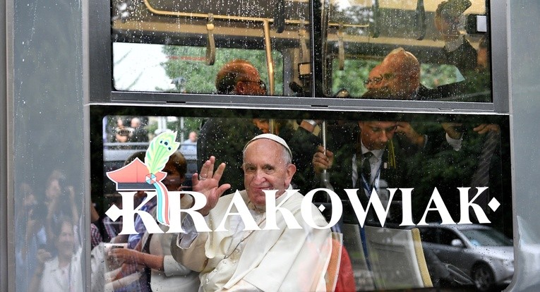 Papież w tramwaju