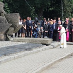 Wizyta papieża Franciszka w Birkenau