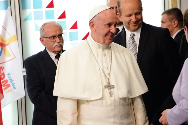 Papież Franciszek z wizytą w USD w Prokocimiu
