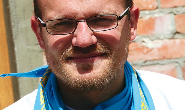 Ks. Tomasz Sadłowski, marianin, w Kazachstanie pracuje od 3 lat.