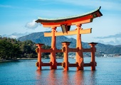 Torii w chramie Itsukushima