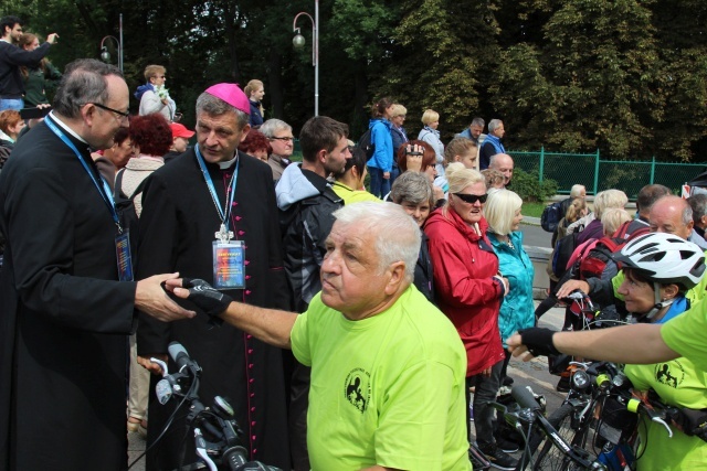 Powitanie 30. Pieszej Pielgrzymki Andrychowskiej na Jasnej Górze