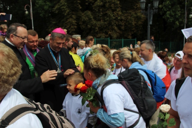 Powitanie 30. Pieszej Pielgrzymki Andrychowskiej na Jasnej Górze