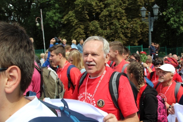 Powitanie 25. Pieszej Pielgrzymki Cieszyńskiej na Jasnej Górze