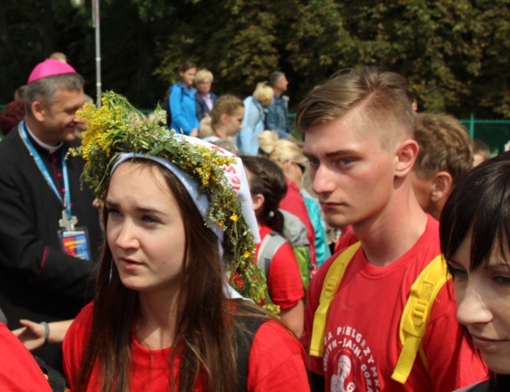 Powitanie 25. Pieszej Pielgrzymki Cieszyńskiej na Jasnej Górze