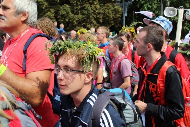 Powitanie 25. Pieszej Pielgrzymki Cieszyńskiej na Jasnej Górze