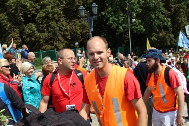 Powitanie 25. Pieszej Pielgrzymki Cieszyńskiej na Jasnej Górze