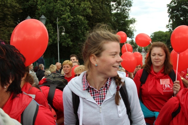 Powitanie 33. Pielgrzymki Oświęcimskiej na Jasnej Górze