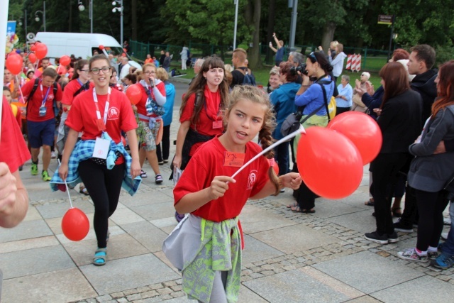 Powitanie 33. Pielgrzymki Oświęcimskiej na Jasnej Górze