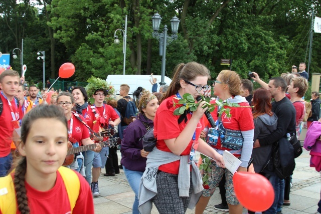 Powitanie 33. Pielgrzymki Oświęcimskiej na Jasnej Górze