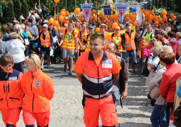 Powitanie 33. Pielgrzymki Oświęcimskiej na Jasnej Górze