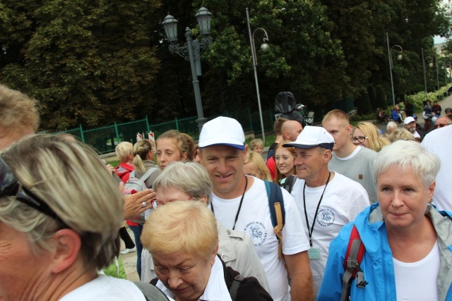 Powitanie 15. Pieszej Pielgrzymki Czechowickiej na Jasnej Górze