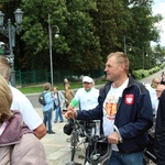 Powitanie 15. Pieszej Pielgrzymki Czechowickiej na Jasnej Górze