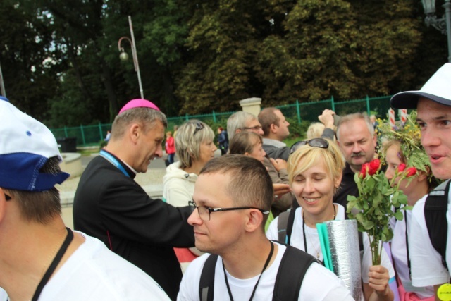 Powitanie 15. Pieszej Pielgrzymki Czechowickiej na Jasnej Górze