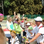 Powitanie 15. Pieszej Pielgrzymki Czechowickiej na Jasnej Górze