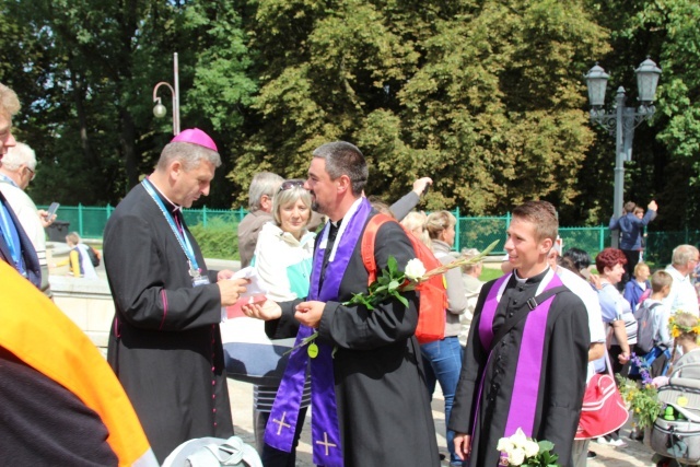 Powitanie 15. Pieszej Pielgrzymki Czechowickiej na Jasnej Górze