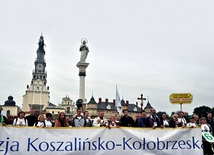 W 34. Pielgrzymce Diecezji Koszalińsko- -Kołobrzeskiej na Jasną Górę w ośmiu grupach szło ponad 400 osób.