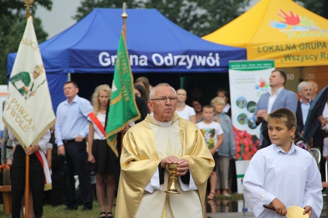 Dożynki w deszczu