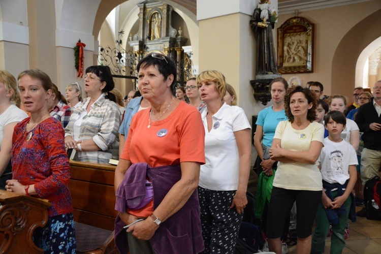 Pielgrzymi w gościnie w Strzelcach Opolskich