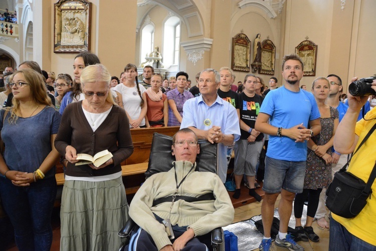 Pielgrzymi w gościnie w Strzelcach Opolskich