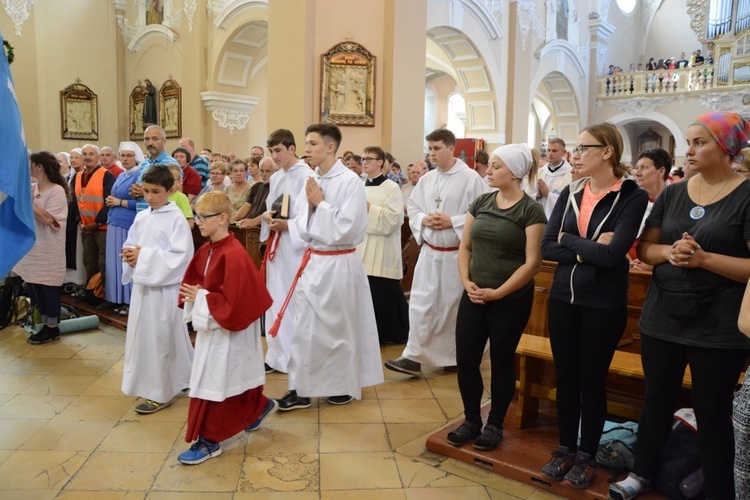 Pielgrzymi w gościnie w Strzelcach Opolskich