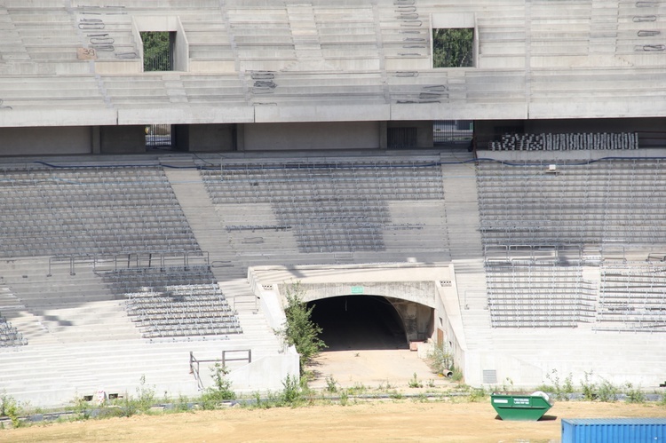 Stadion Śląski rok przed otwarciem