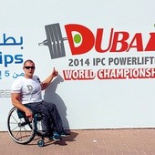 Marek Trykacz na Mistrzostwach Świata w Dubaju w 2014 roku.