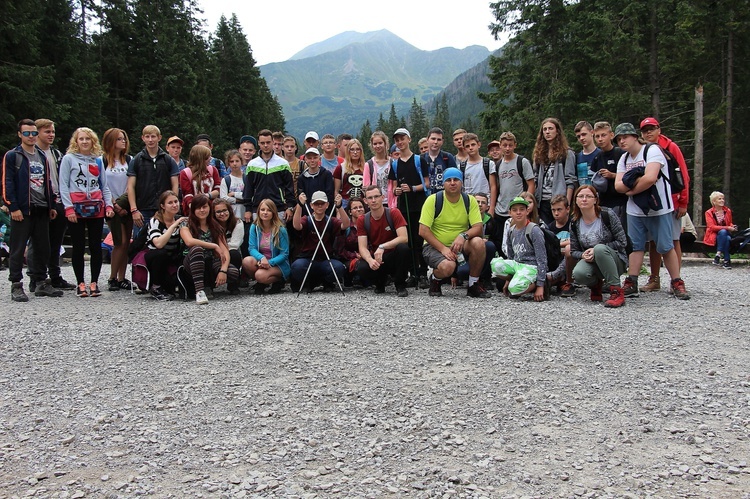 Wakacje w widokiem na Giewont