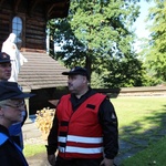 Pożar kościoła w Jawiszowicach - ćwiczenia strażaków