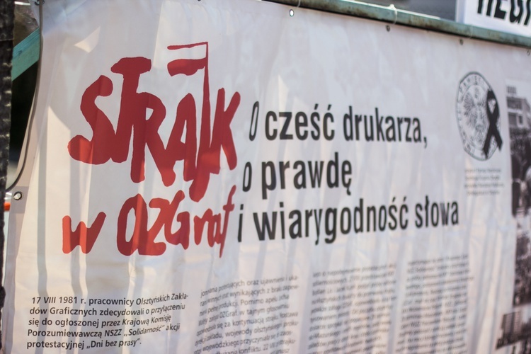 35. rocznica strajku w OZGraf