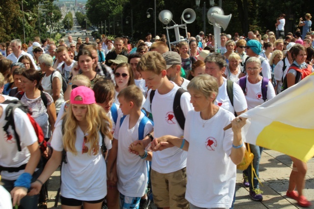 Powitanie pielgrzymki żywieckiej na Jasnej Górze - 2016