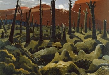 Tworzymy nowy świat, 1918 r., Imperial War Museum, Londyn, Paul Nash (1892-1946)