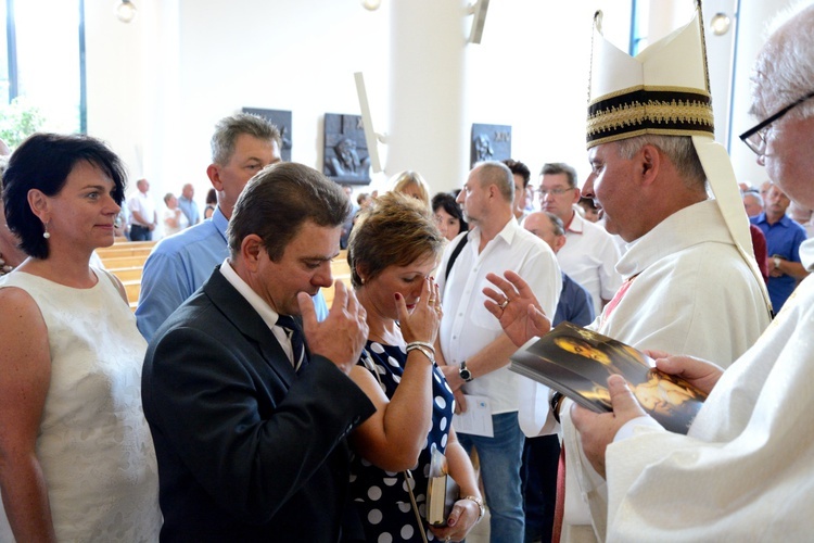 Dziękczynienie srebrnych jubilatów małżeńskich