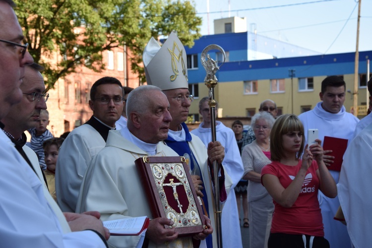 Powitanie ikony MB Częstochowskiej w parafii Wniebowstąpienia Pańskiego w Żyrardowie