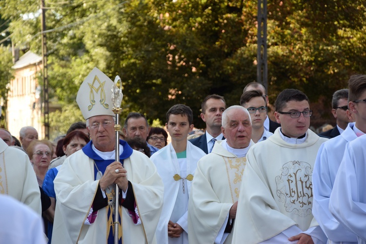 Powitanie ikony MB Częstochowskiej w parafii Wniebowstąpienia Pańskiego w Żyrardowie